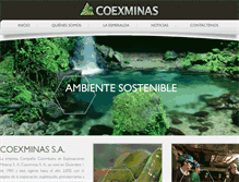Tablet Screenshot of coexminas.com